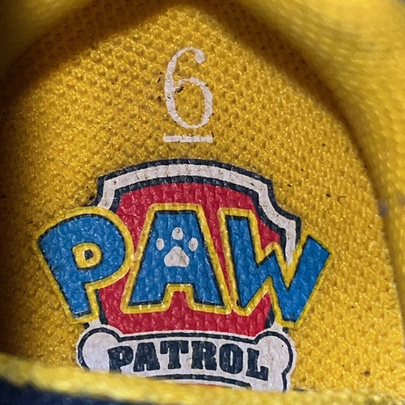 Paw Patrol & Sketchers Sport Lights sneakers. Infant boys size 6 - Picture 9 of 10